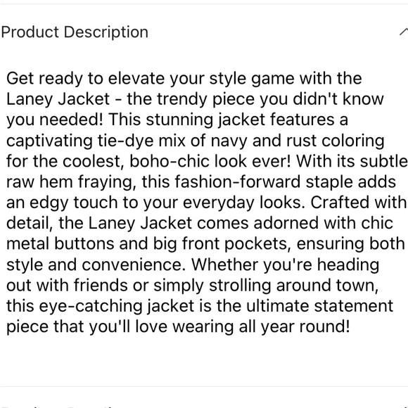 NEW tie dye boho jacket - Picture 6 of 13